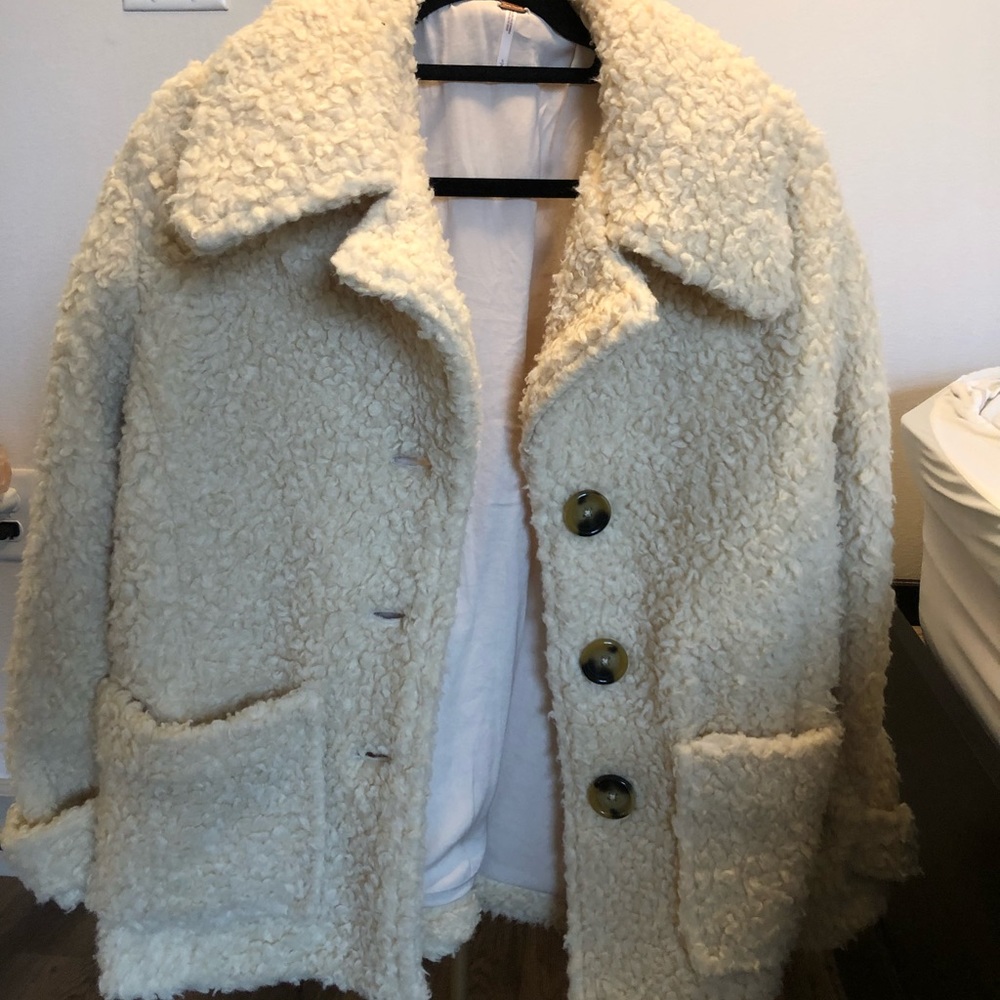 Free People teddy coat